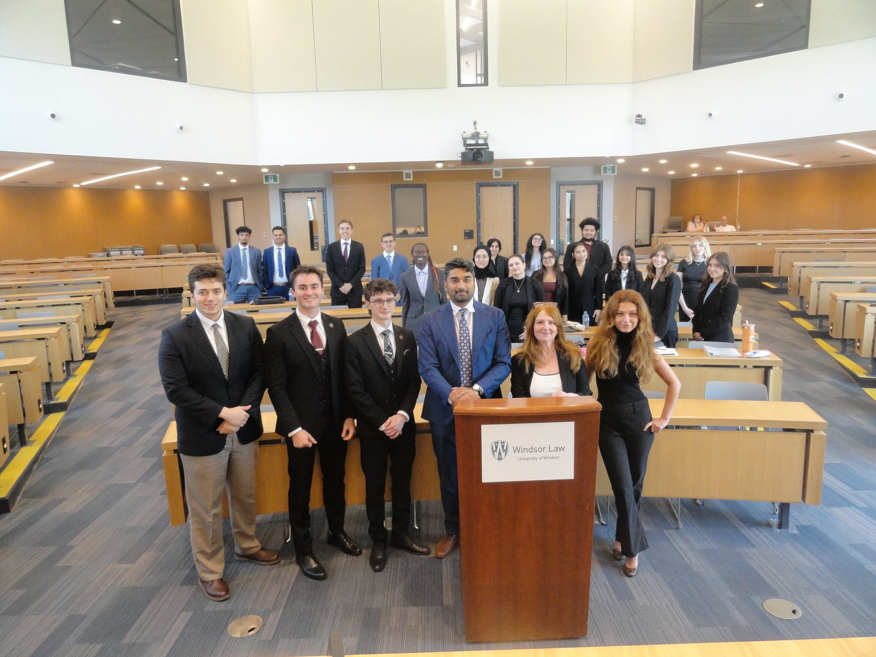 June Moot 2025 competitors at Windsor Law
