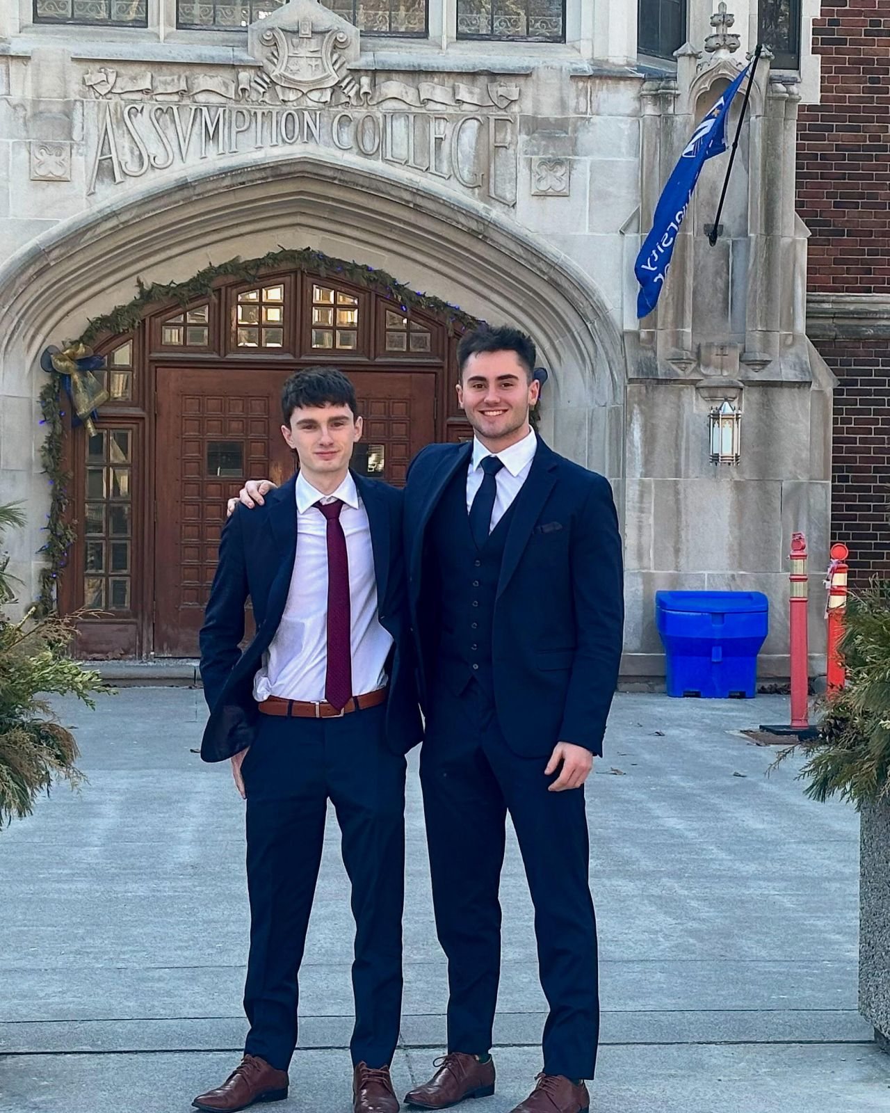 Matthew Livingstone and Joseph Murtagh at the Lloyd Dean Moot